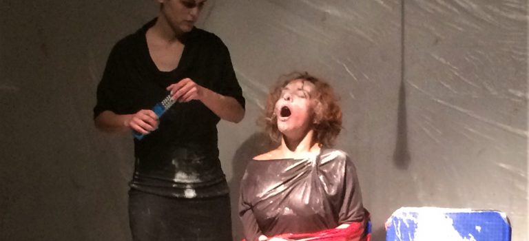 Siempre Que Intento Hablar, by Aisa Araújo / Maria João Flôxo / Hernán Arambarri at Lacontra Artnocal, Barcelona, 10-2-2018 Siempre Que Intento Hablar, by Aisa Araújo / Maria João Flôxo / Hernán Arambarri at Lacontra Artnocal, Barcelona, 10-2-2018