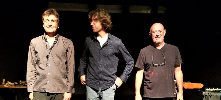 Lluna Sonora, by Joma, Xavi Lloses & Miquel Jordà, at L’Antic Teatre, Barcelona, 26-4-2018 Lluna Sonora, by Joma, Xavi Lloses & Miquel Jordà, at L’Antic Teatre, Barcelona, 26-4-2018