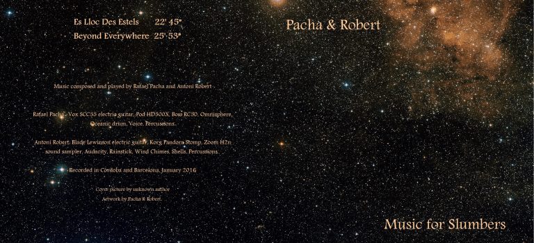 Music for Slumbers by Pacha & Robert, now in Bandcamp. Music for Slumbers by Pacha & Robert, now in Bandcamp.