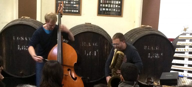 JOHANNES NÄSTESJÖ & FERRAN BESALDUCH a Vins Teixidó, Badalona, 05-01-2016 JOHANNES NÄSTESJÖ & FERRAN BESALDUCH a Vins Teixidó, Badalona, 05-01-2016